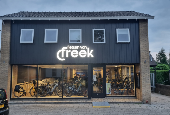 Fietsen van Freek